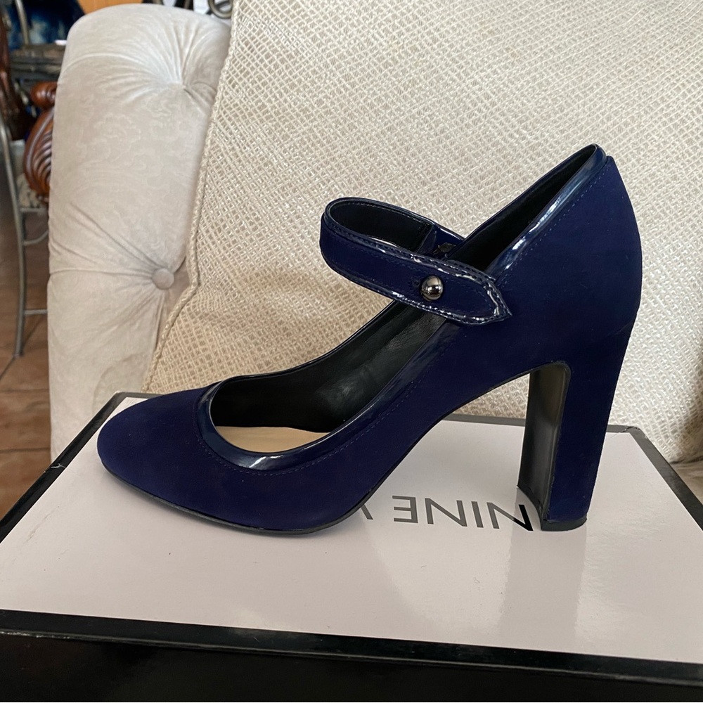 Suede heels